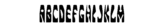 Clip Regular Font UPPERCASE