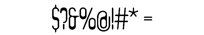 Clippy Light Instance Font OTHER CHARS