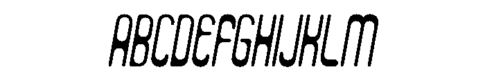 Clippy LightItalic Instance Font UPPERCASE