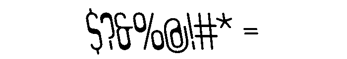 Clippy LightRetalic Font OTHER CHARS
