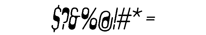Clippy MediumItalic Instance Font OTHER CHARS