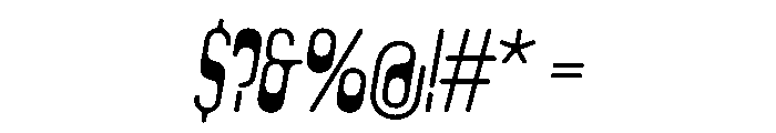 Clippy MediumItalic Font OTHER CHARS