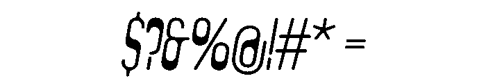 Clippy RegularItalic Font OTHER CHARS