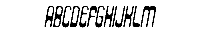 Clippy RegularItalic Font UPPERCASE
