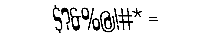 Clippy RegularRetalic Font OTHER CHARS