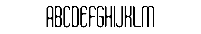 Clippy Thin Instance Font UPPERCASE