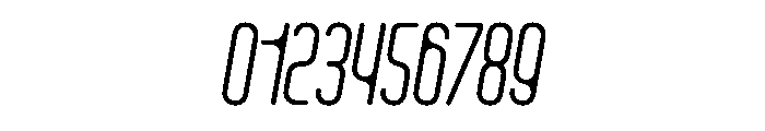 Clippy ThinItalic Instance Font OTHER CHARS