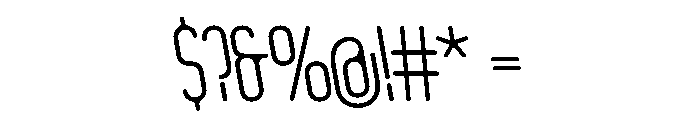 Clippy ThinRetalic Instance Font OTHER CHARS