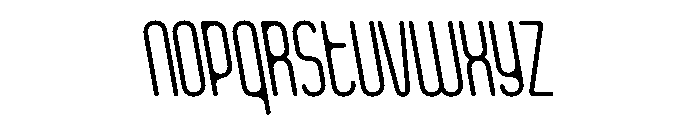 Clippy ThinRetalic Instance Font UPPERCASE