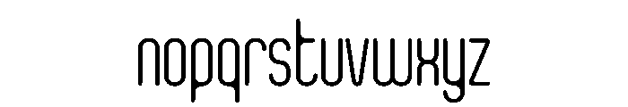 Clippy Thin Font LOWERCASE