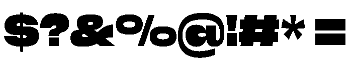 Close Black Instance Font OTHER CHARS