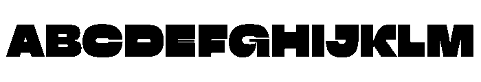 Close Black Instance Font UPPERCASE