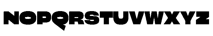 Close Black Instance Font UPPERCASE