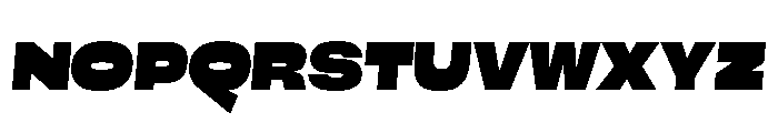 Close BlackSlanted Instance Font UPPERCASE