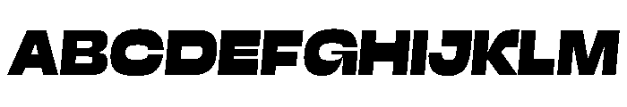 Close BoldSlanted Instance Font UPPERCASE