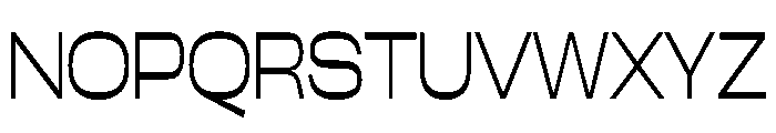 Close ExtraLight Instance Font UPPERCASE