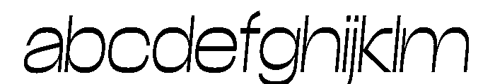 Close ExtraLightSlanted Instance FONT