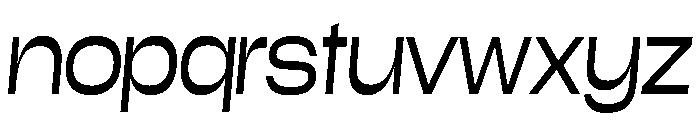 Close LightSlanted Instance Font LOWERCASE