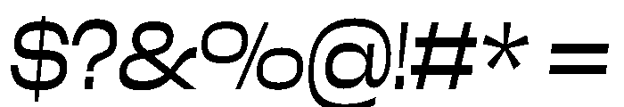Close LightSlanted Font OTHER CHARS