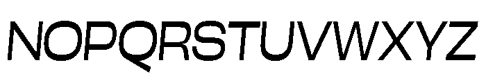 Close LightSlanted Font UPPERCASE