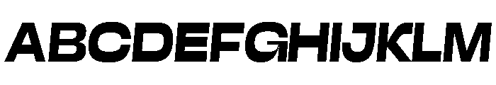 Close MediumSlanted Instance Font UPPERCASE