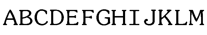 ClosedCaption BigDot Font UPPERCASE