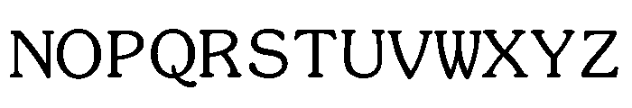 ClosedCaption BigDot Font UPPERCASE