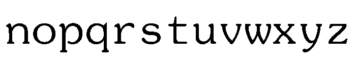 ClosedCaption BigDot Font LOWERCASE