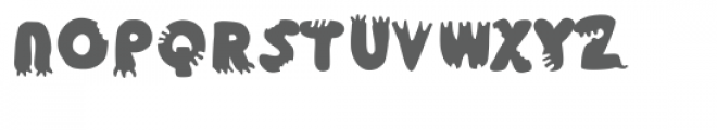 claws and jaws font Font UPPERCASE