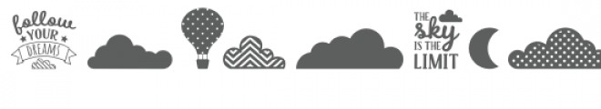 cloud dingbats font Font UPPERCASE