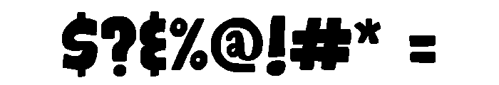 Clafoutis Regular Font OTHER CHARS