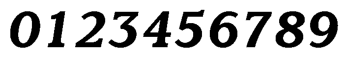 Claremont Bold Italic Font OTHER CHARS