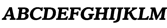 Claremont Bold Italic Font UPPERCASE