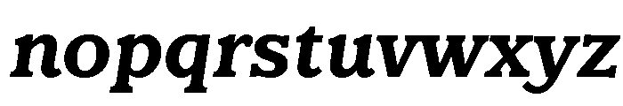 Claremont Bold Italic Font LOWERCASE