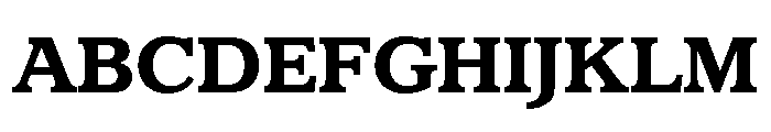 Claremont Bold Font UPPERCASE