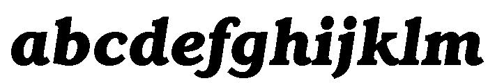 Claremont Extra Bold Italic FONT