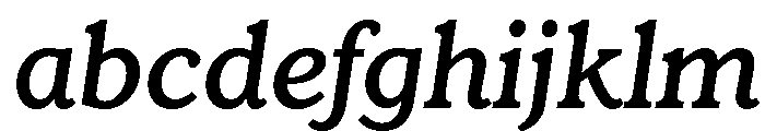 Claremont Medium Italic FONT