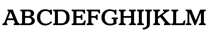 Claremont Medium OSF Font UPPERCASE