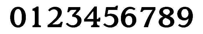 Claremont Medium Font OTHER CHARS