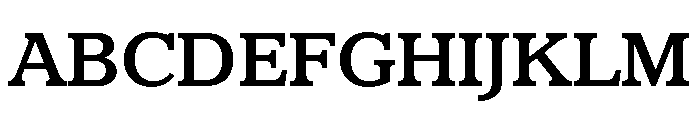 Claremont Medium Font UPPERCASE