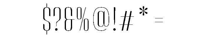 Classic Ruby Serif Regular Font OTHER CHARS