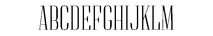 Classic Ruby Serif Regular Font UPPERCASE