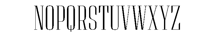 Classic Ruby Serif Regular Font UPPERCASE