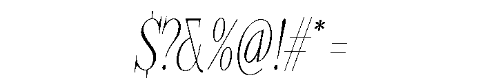 Clementia Regular Italic Font OTHER CHARS