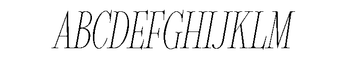 Clementia Regular Italic Font UPPERCASE
