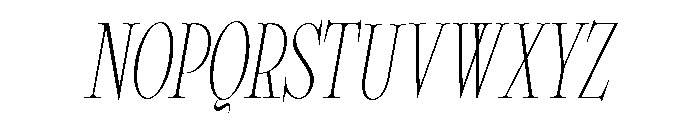 Clementia Regular Italic Font UPPERCASE