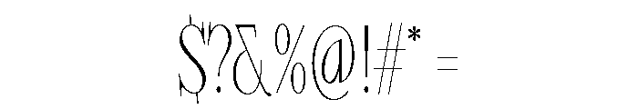 Clementia Regular Font OTHER CHARS