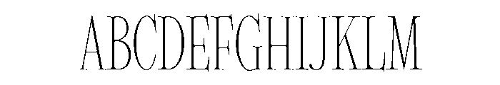 Clementia Regular Font UPPERCASE