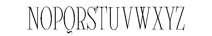 Clementia Regular Font UPPERCASE