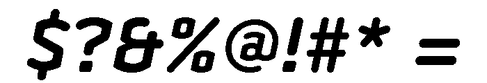 Clicker Bold Italic Font OTHER CHARS